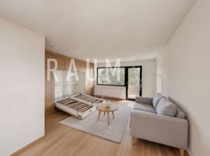 Gestaltungsbeispiel Wohnzimmer (KI-generiert)