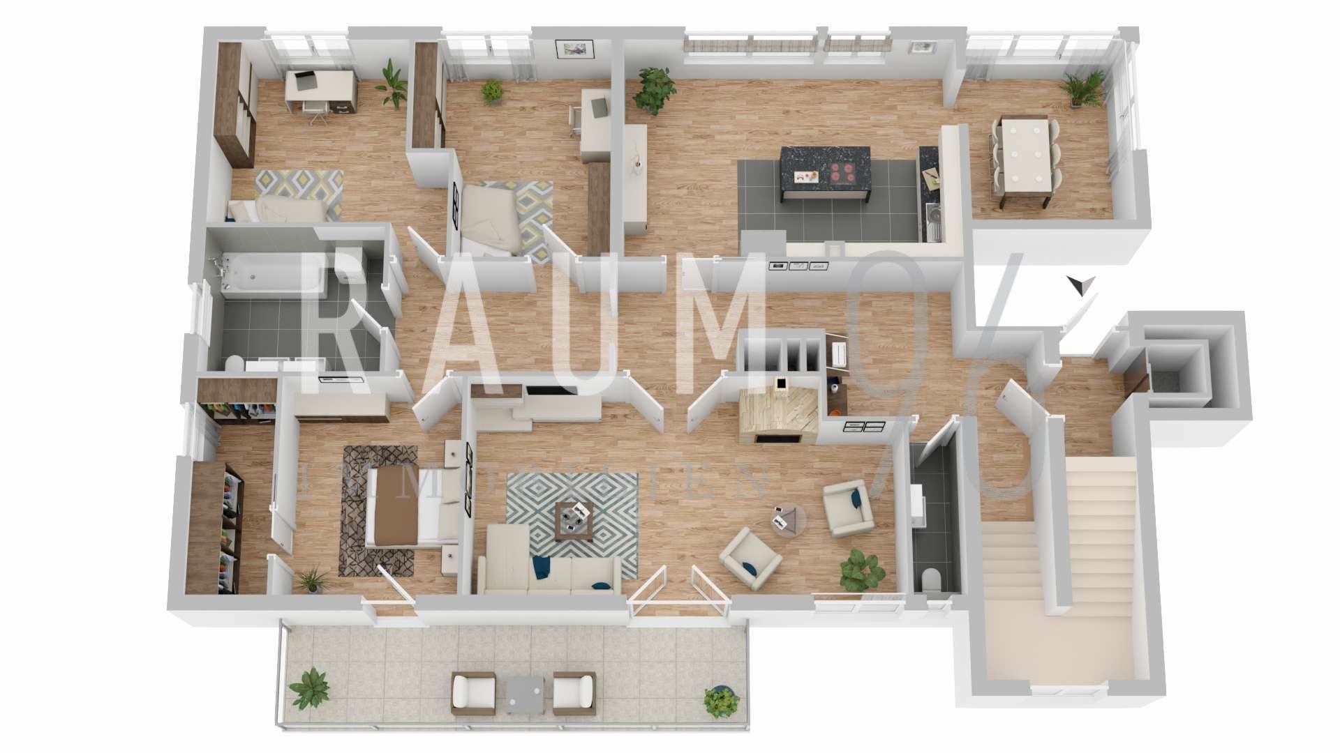 Grundriss Penthouse