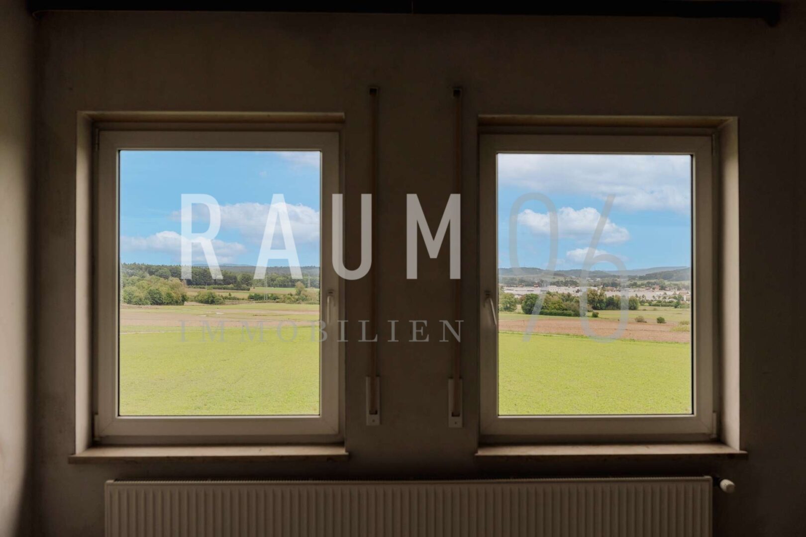 Ausblick ins Grüne