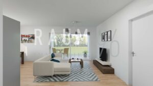Visualisierung 2-Zimmer-Wohnung